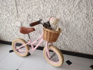 Bici de equilibrio rosa para niña 2/4 años