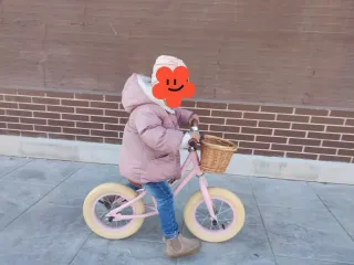 Bici de equilibrio rosa para niña 2/4 años