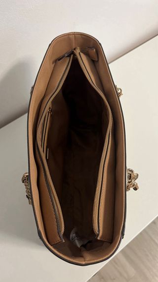 Bolso Guess Beige y Marrón