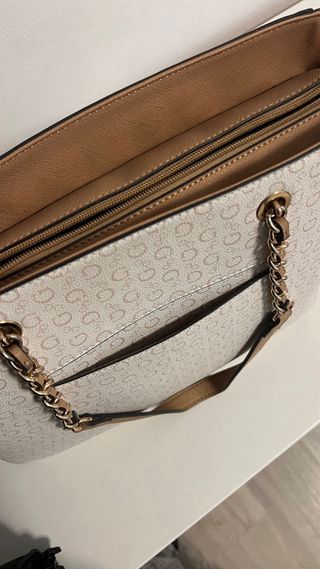 Bolso Guess Beige y Marrón