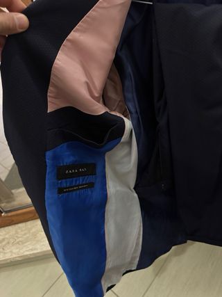 Abito Zara Man Blu Taglia 46 con puntini