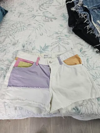 Shorts vaqueros y una falda
