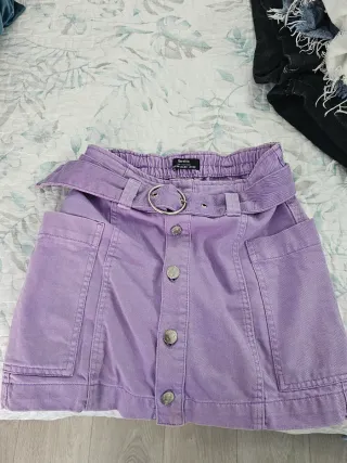 Shorts vaqueros y una falda