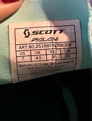 Zapatillas Scott Padel Verde/Turquesa