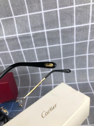 Gafas Cartier Signature C Azul y Oro