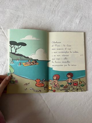 Libro infantil en catalán L’enigma de les ones