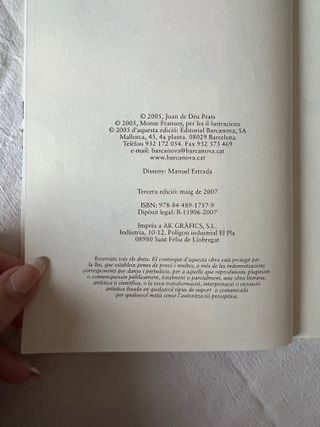 Libro infantil en catalán L’enigma de les ones