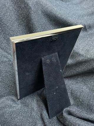 Marco Mi Primer Año Bebé Plateado