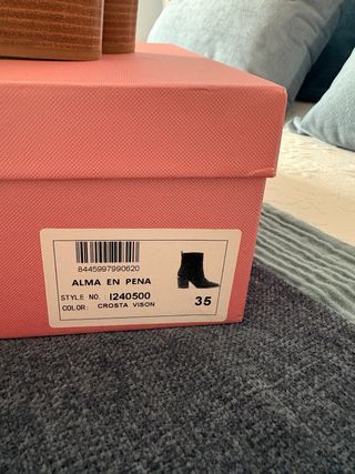 Botines ante beige/topo T.35