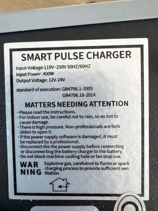 Cargador Batería Coche Inteligente 400W