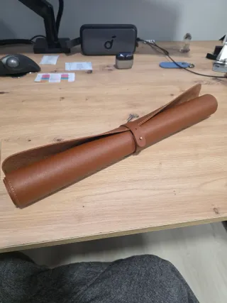 Alfombrilla Ratón Grande Marrón Impermeable