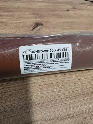 Alfombrilla Ratón Grande Marrón Impermeable