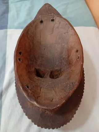 Máscara Africana Baulé madera tallada