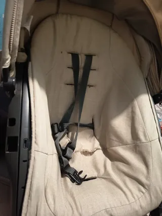 Carro gemelar Stokke con 2 sillas