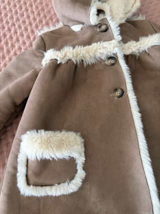 Chaqueta niña forrada peluche