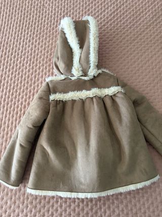 Chaqueta niña forrada peluche