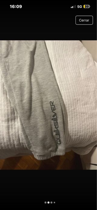 Pantalón Chándal Quiksilver Gris Nuevo