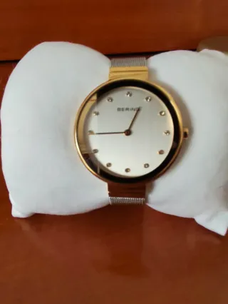 Reloj Bering Mujer Oro y Plata Nuevo
