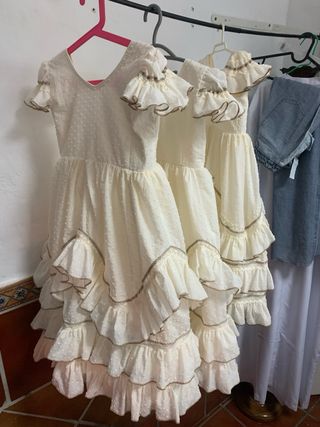 Conjunto pantalón y top satén verde