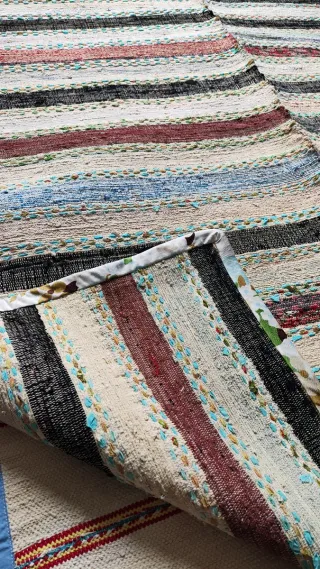 Alfombra Jarapa Artesana Multicolor