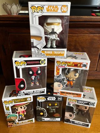 Lote Funko Pop! Star Wars, Marvel, DBZ, One Piece,