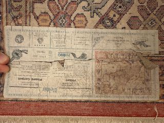 Alfombra lana estilo persa roja