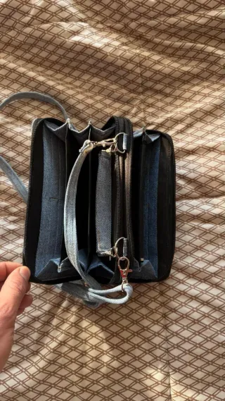 Bolso de mano vaquero