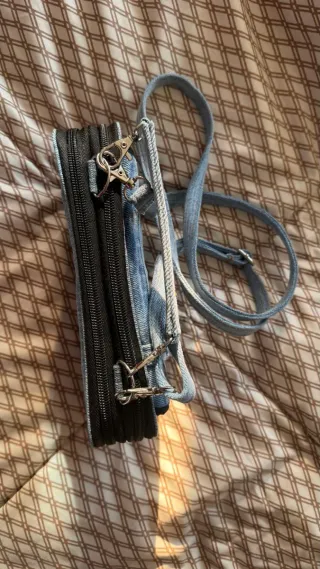 Bolso de mano vaquero