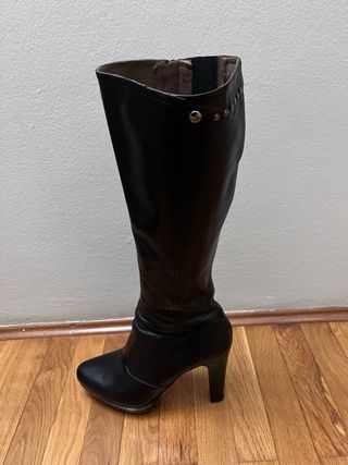 Stivali in pelle neri EU37