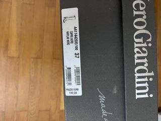 Stivali in pelle neri EU37