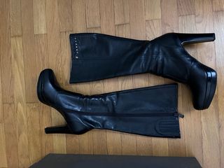 Stivali in pelle neri EU37