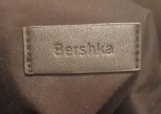 Borsa tote Bershka nera grande con catena