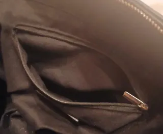 Borsa tote Bershka nera grande con catena