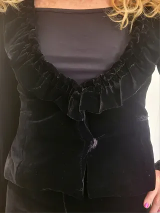 Tailleur Zara donna nero cerimonia