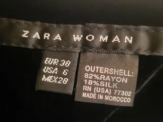 Tailleur Zara donna nero cerimonia