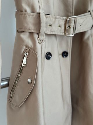 Gabardina Zara Beige Talla Xs