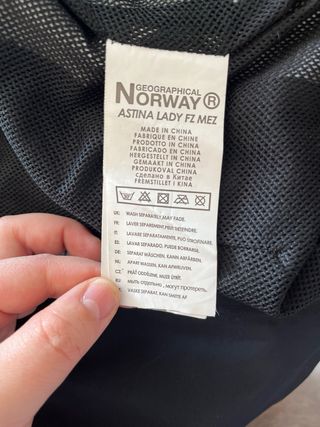 Cortavientos/Chubasquero Geographical Norway