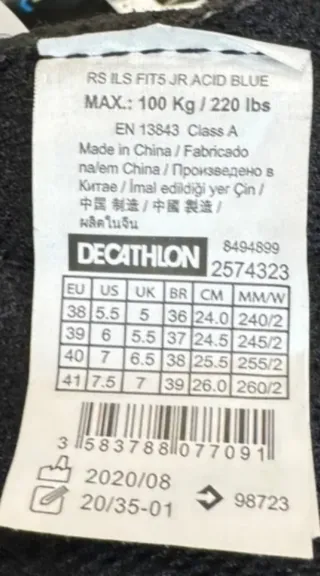 Patines en línea niño talla 38-41