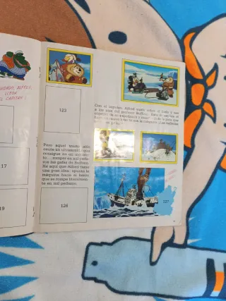 Álbum de cromos Alfred J. Kwak incompleto