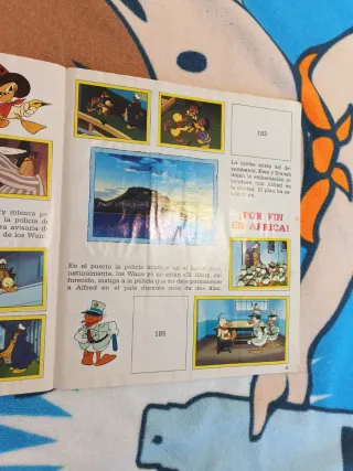 Álbum de cromos Alfred J. Kwak incompleto