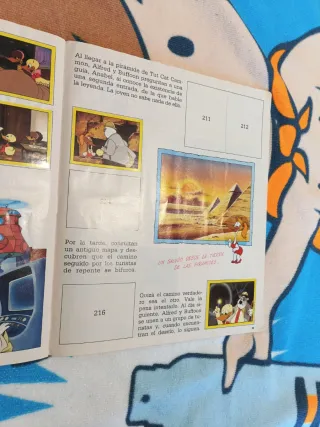 Álbum de cromos Alfred J. Kwak incompleto