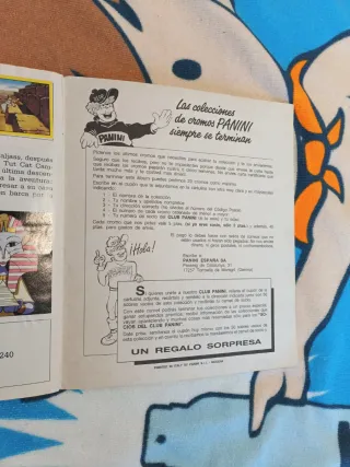 Álbum de cromos Alfred J. Kwak incompleto