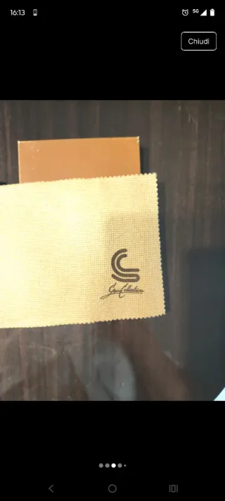 Portafoglio donna Guerlain pelle marrone nero