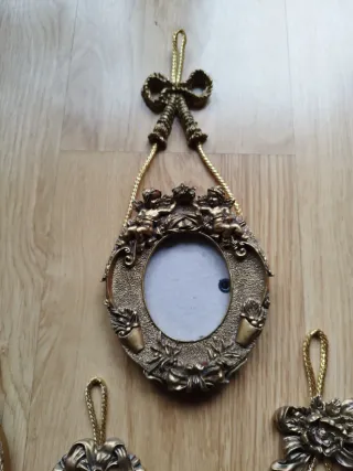 Lote 5 Marcos Fotos Vintage Colgantes