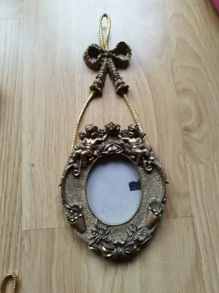 Lote 5 Marcos Fotos Vintage Colgantes