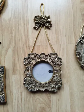 Lote 5 Marcos Fotos Vintage Colgantes