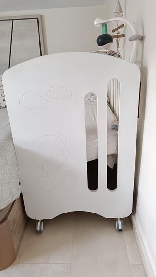 Cuna colecho evolutiva blanca