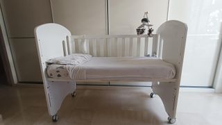 Cuna colecho evolutiva blanca