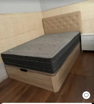 Canapé abatible + Colchón viscoelástico