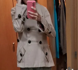 Gabardina Zara Beige Mujer